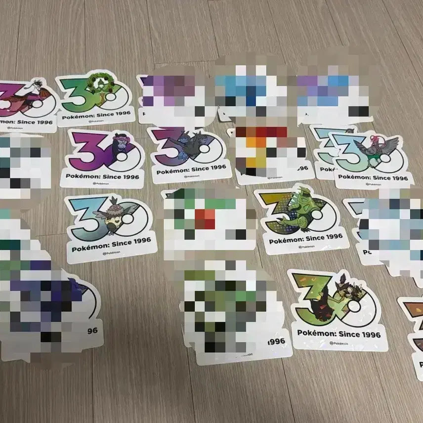[BUNJANG] Pokemon 30th Anniversary Logo Sticker / 포켓몬 30주년 로고 스티커