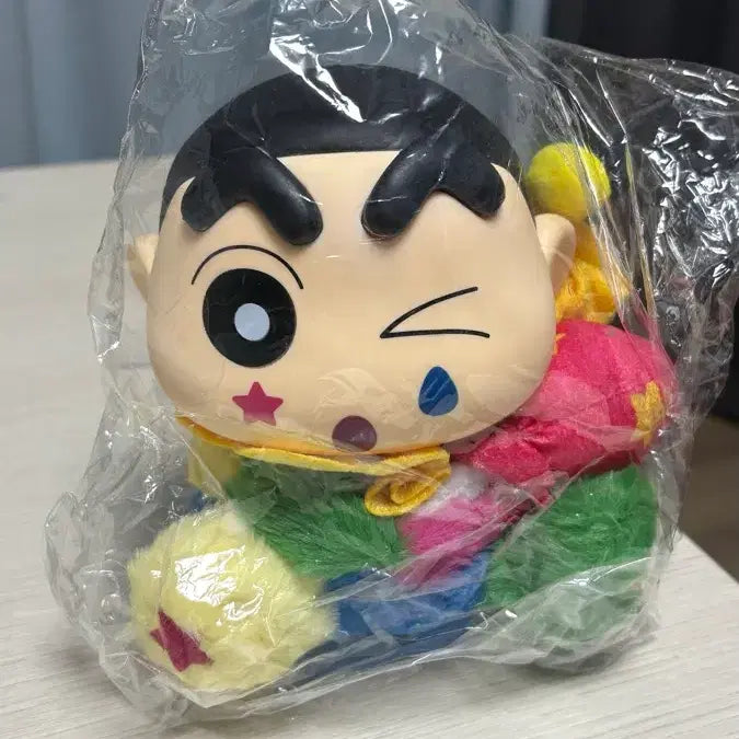 [BUNJANG] Crayon Shin-chan Pierrot Middle-Small Labubu Figure / 짱구 삐에로 중소형 라부부 피규어 인형