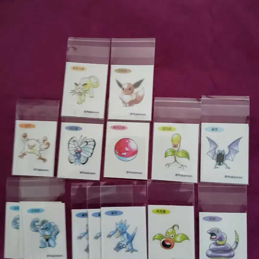 [BUNJANG] Pokemon 30th Anniversary Stick Seal / 포켓몬 띠부씰 시즌5 30주년 신상 판매