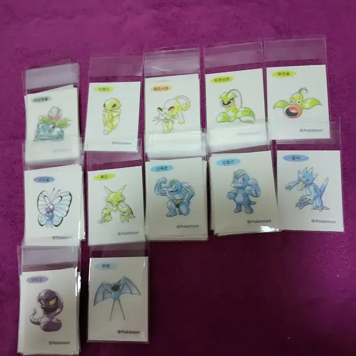 [BUNJANG] Pokemon 30th Anniversary Stick Seal / 포켓몬 띠부씰 시즌5 30주년 신상 판매
