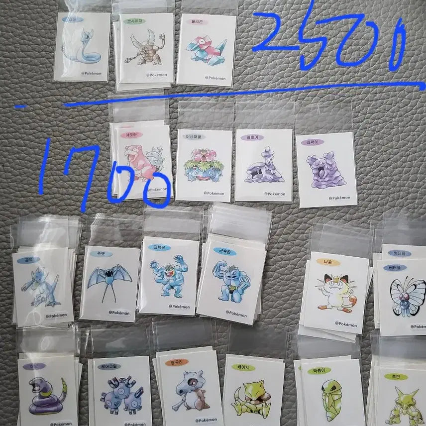 [BUNJANG] Pokemon 30th Anniversary Stick Seal / 포켓몬 띠부씰 시즌5 30주년 신상 판매