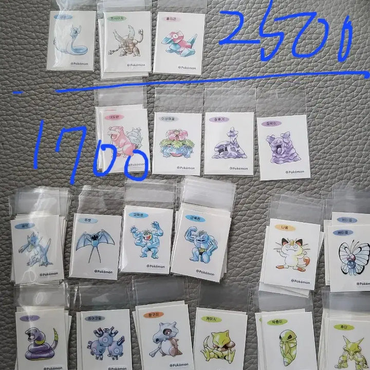 [BUNJANG] Pokemon 30th Anniversary Stick Seal / 포켓몬 띠부씰 시즌5 30주년 신상 판매