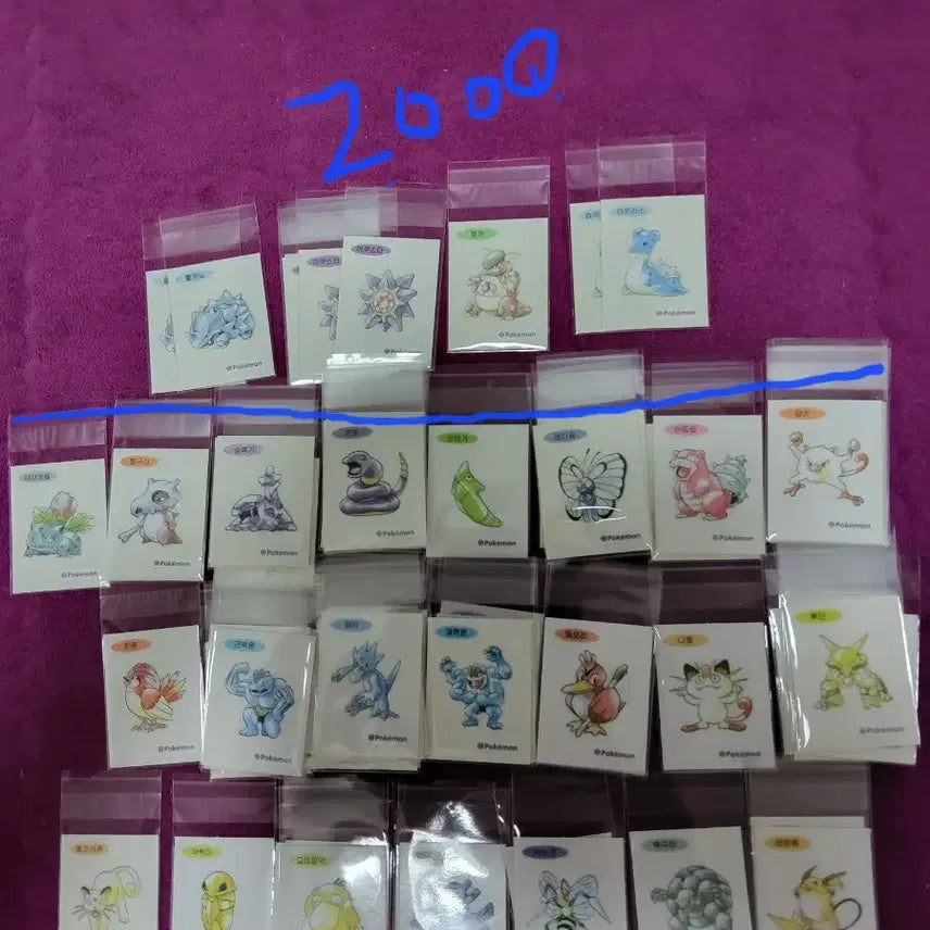 [BUNJANG] Pokemon 30th Anniversary Stick Seal / 포켓몬 띠부씰 시즌5 30주년 신상 판매