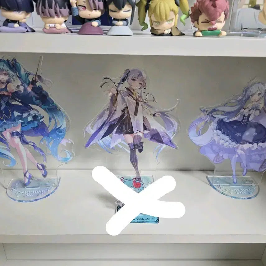 [BUNJANG] Hatsune Miku Big Acrylic Stand Set / 하츠네 미쿠 빅 아크릴 스탠드 세트