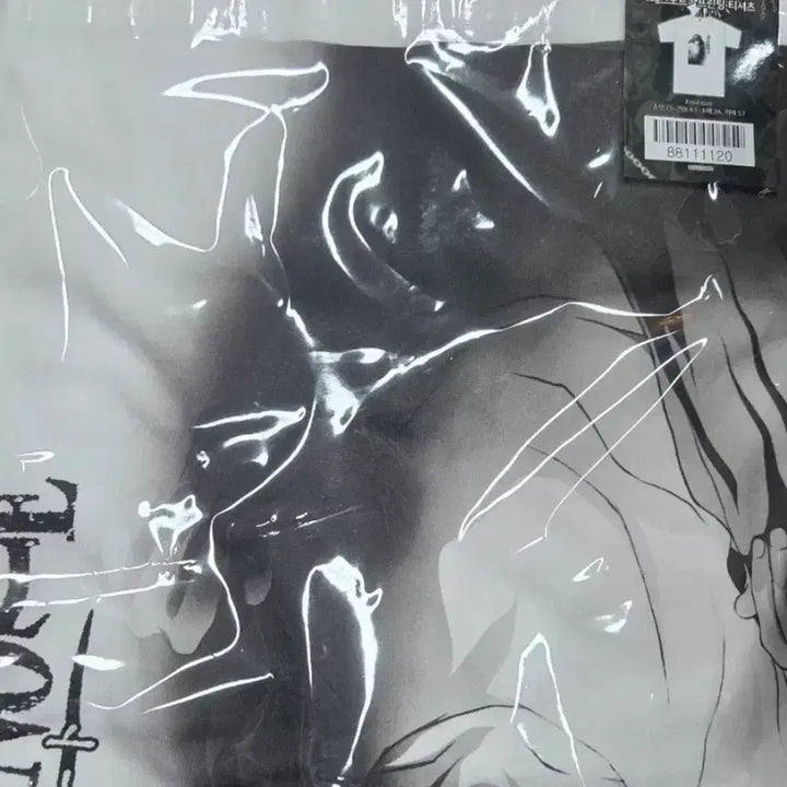 [BUNJANG] Death Note Tuning Printing T-Shirt (L) / 데스노트 투니크 프린팅 티셔츠 L