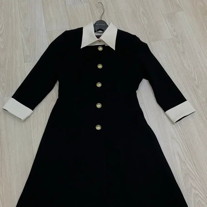 [SOLD OUT] 고급오피스룩 제이마인 블랙&amp;화이트원피스(모임룩하객룩출근룩데이트룩)