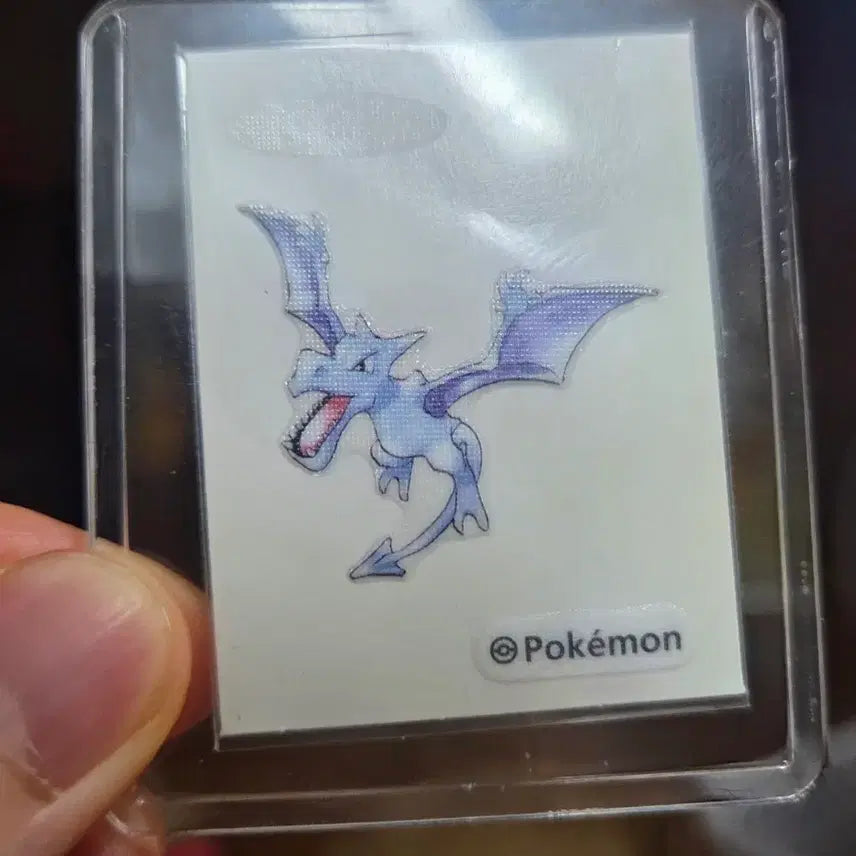 [BUNJANG] Pokemon Panini Sticker Pterodactyl Error Art Sticker / 포켓몬 띠부씰 프테라 오류씰 아트워크