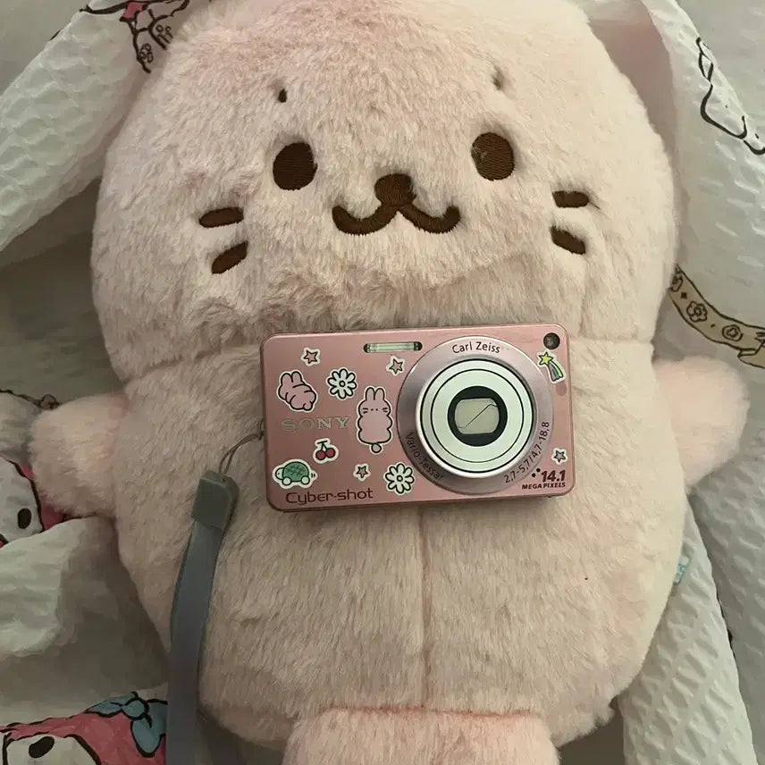[BUNJANG] Shirotan Pink Seal Plush Doll / 핑크 시로탄 마메고마 물개인형
