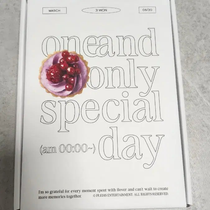[BUNJANG] fromis_9 Jiwon Birthday Box / 프로미스나인 박지원 생일박스