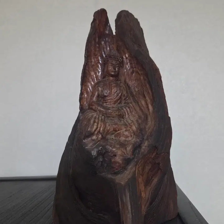 [BUNJANG] Pine Knot Root Buddha Statue / 소나무 관솔 불상 부처님