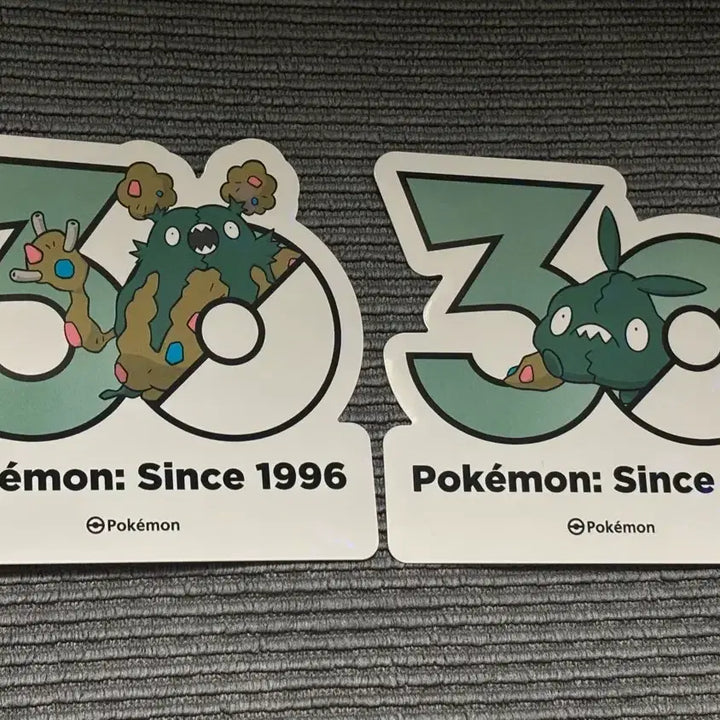 [BUNJANG] Pokemon 30th Anniversary Pop-Up Sticker Set / 포켓몬 성수 팝업 30주년 스티커 깨봉이, 더스트나 세트