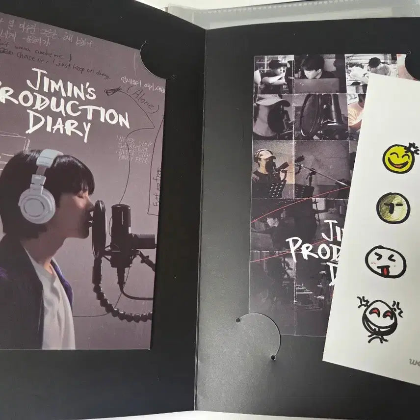 [SOLD OUT] 풀세트) BTS 지민 프로덕션 다이어리(지민 다큐 위버스특전)