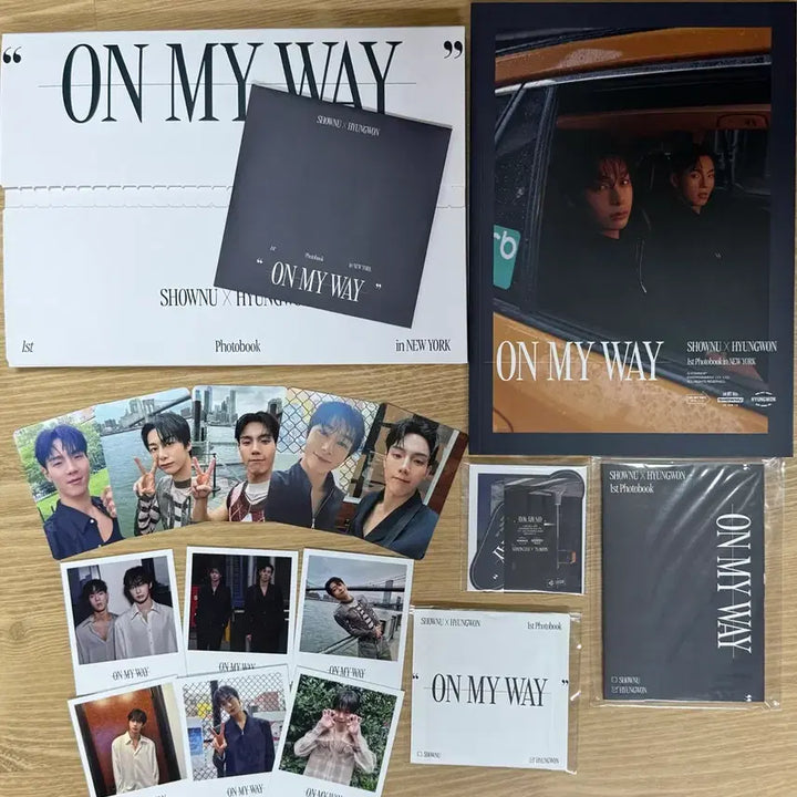 [BUNJANG] MONSTA X Shownu Hyungwon ON MY WAY Photobook / ((가격인하))몬스타엑스 셔누 형원 ON MY WAY 포토북