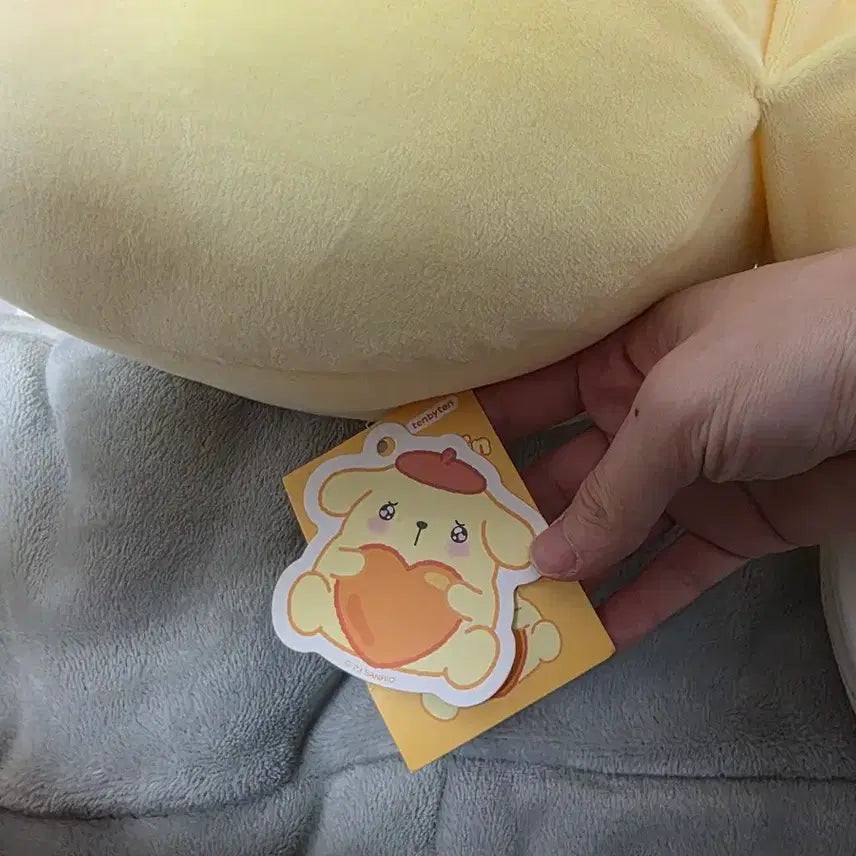 [BUNJANG] Sanrio Pompompurin Face Cushion / 산리오 폼폼푸린 얼굴쿠션