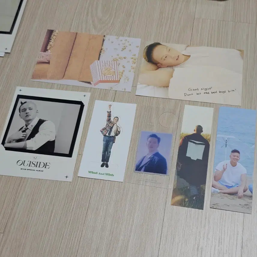 [BUNJANG] BTOB Peniel Official Postcard, Poster, Bookmark Transparent Film Bundle Set / 비투비 프니엘 공식 엽서 , 포스터 , 북마크 투명필름 일괄 판매