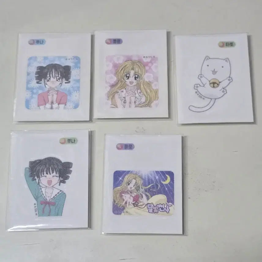 [BUNJANG] Full Moon Calling "DDIBO Seal" Bundle Set / 달빛천사) 띠부씰 일괄