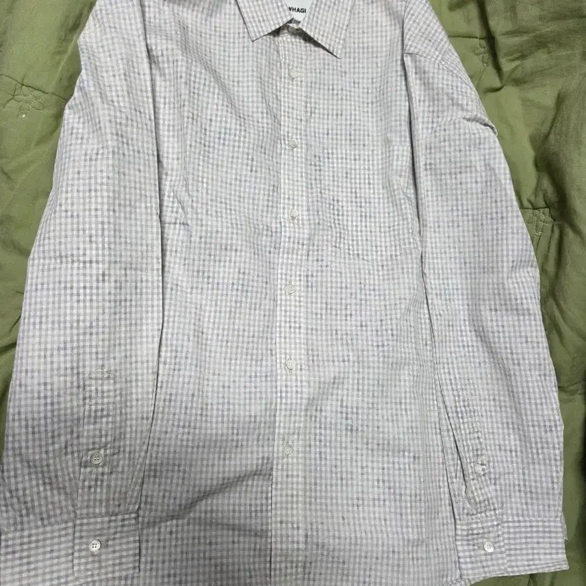 [SOLD OUT] 와기 아키텍트 셔츠 포그 M사이즈