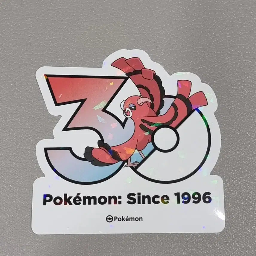 [BUNJANG] Pokemon 30th Anniversary Sticker Dancaree (Ember Style) / 포켓몬 30주년 스티커 춤추새(이글이글스타일)