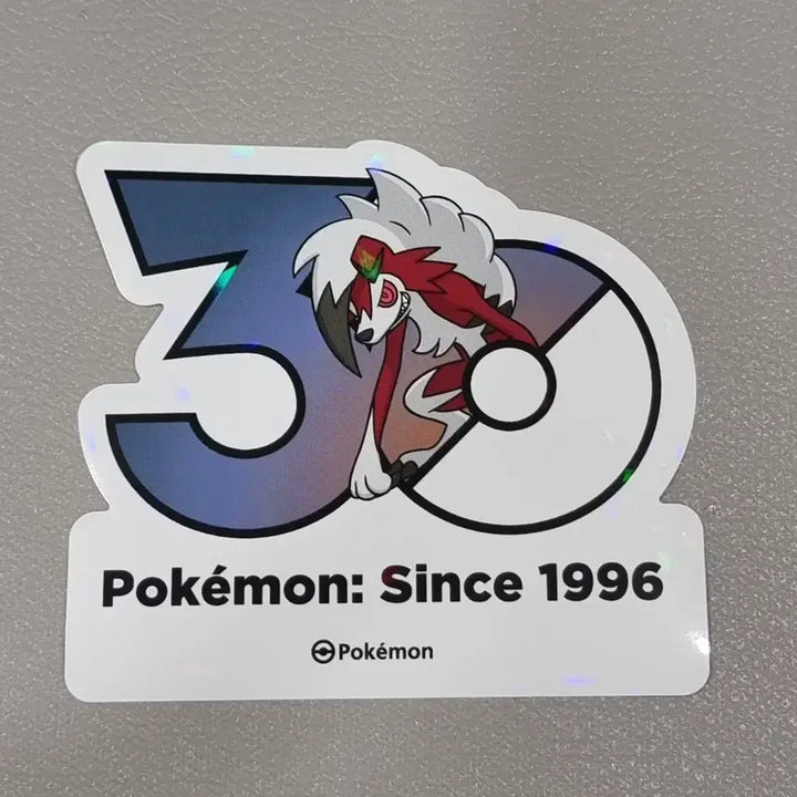 [BUNJANG] Pokemon 30th Anniversary Stickers - Litten / 포켓몬 30주년 스티커 암멍이 루가루암(밤)