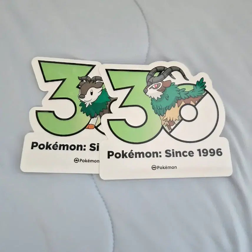 [BUNJANG] Pokemon 30th Anniversary Stickers: Makuhita &amp; Gogoat Set / 포켓몬 30주년 스티커 메이클 + 고고트 세트 판매 / 수댕이랑 교환가능