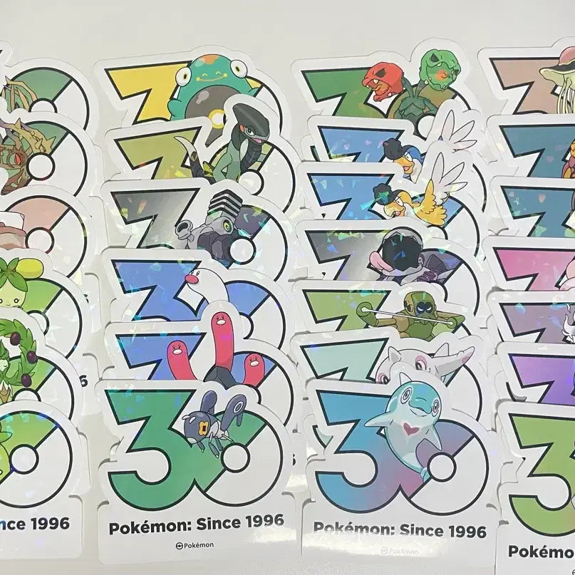[SOLD OUT] 포켓몬 30주년 스티커 9세대