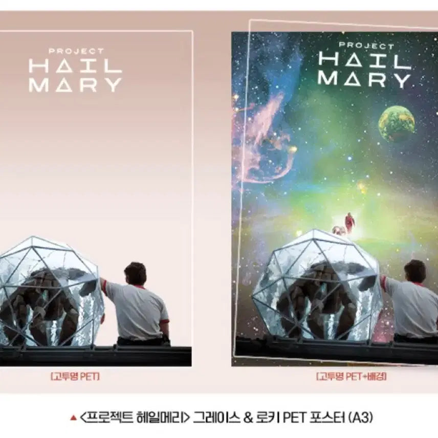 [BUNJANG] Project Hail Mary Set / 2종일괄) 프로젝트 헤일메리 PET포, 채집키트