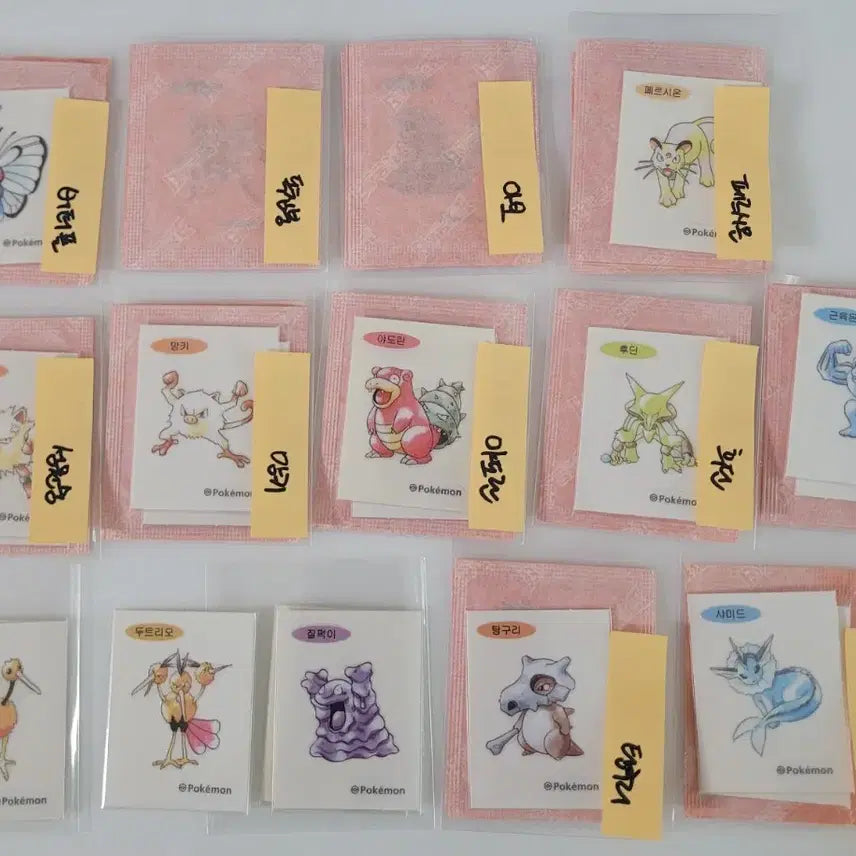 [BUNJANG] Pokemon 30th Anniversary Artwork Sticker Bundle / 포켓몬 30주년 아트워크 띠부씰 판매