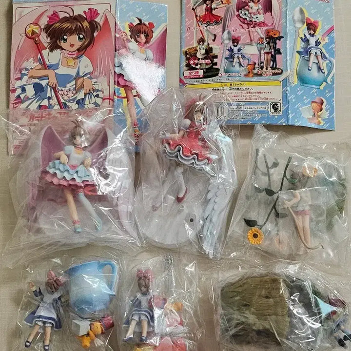 [BUNJANG] Cardcaptor Sakura Classic Figure Set (All 5 Types + 1 Secret) / 카드캡터체리 고전 피규어 전종5 +시크릿1 세트