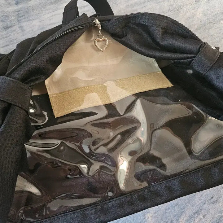 [BUNJANG] Puff Theater Black Backpack / 인형 수납 이타백 / 퍼프시어터 블랙