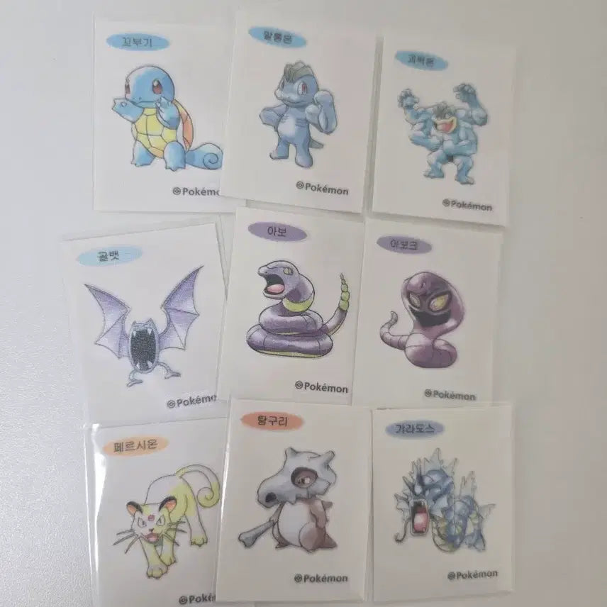 [BUNJANG] Pokemon 30th Anniversary Art Ttibusel Bundle Set / 포켓몬스터 30주년 아트 띠부씰 일괄