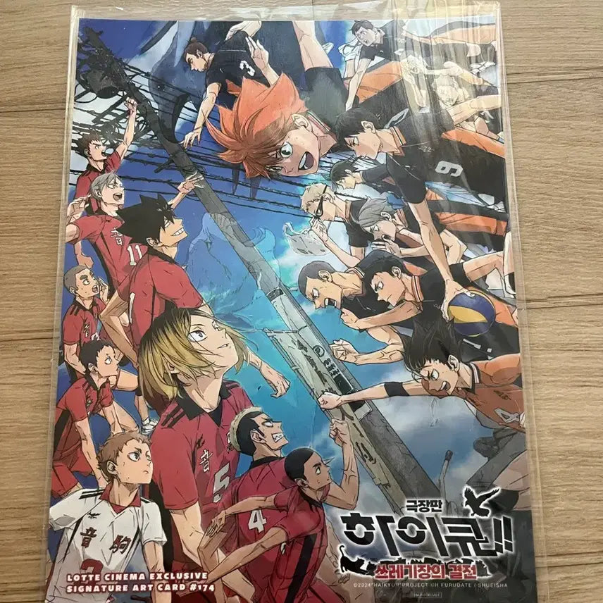 [BUNJANG] Haikyuu!! The Dumpster Battle Movie Lotte Cinema Art Card / 하이큐 극장판 쓰레기장의 결전 롯데시네마 아트카드