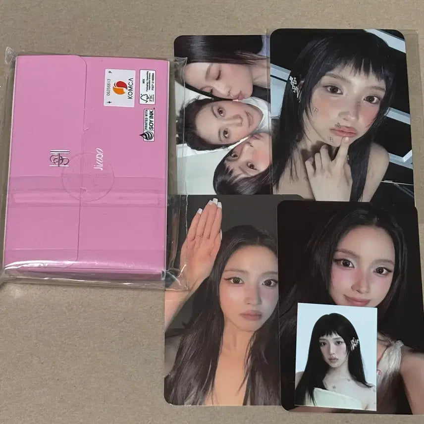 [BUNJANG] NMIXX Jiwoo Aladdin Lucky Draw Photocard Bundle Set / 엔믹스 지우 알라딘 미공포 특전 앨범 포카 포카앨범 일괄 양도