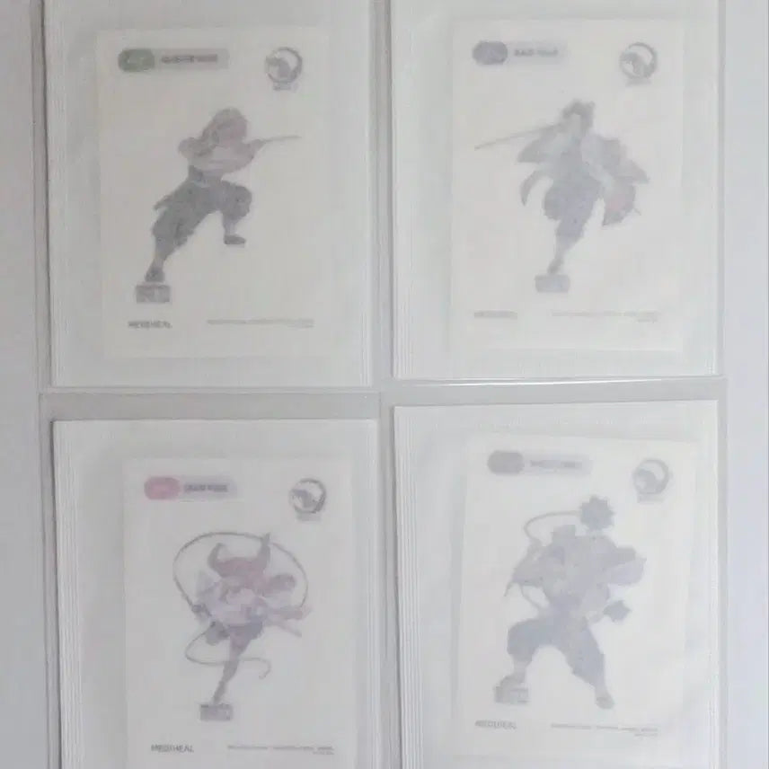 [BUNJANG] Demon Slayer Medheal Slap Sticker Bundle Set / <일괄>귀멸의칼날 메디힐 띠부씰