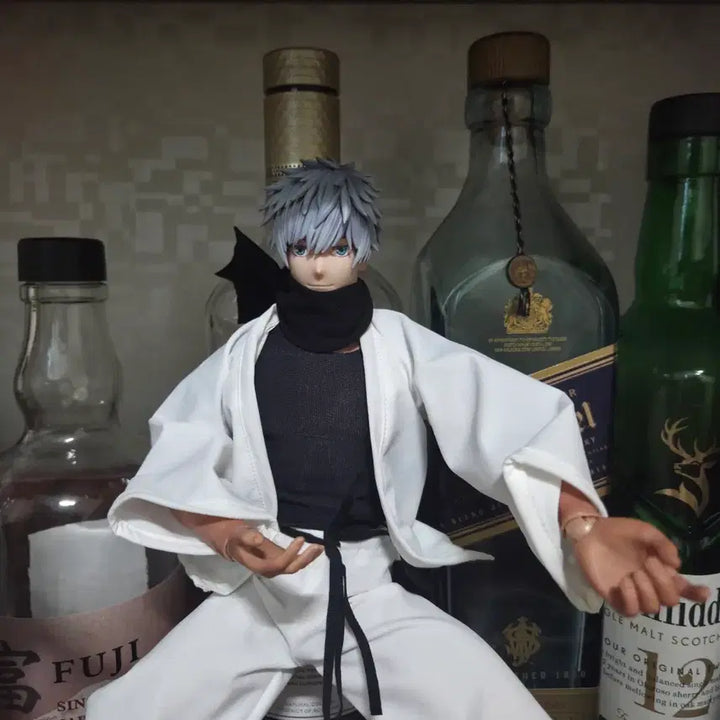 [BUNJANG] Jujutsu Kaisen Gojo Satoru 32cm Custom Figure / 주술회전 무라사키 당주고죠 개인커스텀 피규어+옥문강 피규어및 아크릴