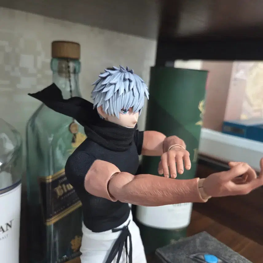 [BUNJANG] Jujutsu Kaisen Gojo Satoru 32cm Custom Figure / 주술회전 무라사키 당주고죠 개인커스텀 피규어+옥문강 피규어및 아크릴