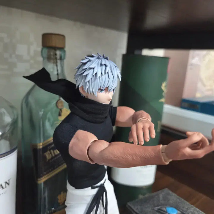 [BUNJANG] Jujutsu Kaisen Gojo Satoru 32cm Custom Figure / 주술회전 무라사키 당주고죠 개인커스텀 피규어+옥문강 피규어및 아크릴
