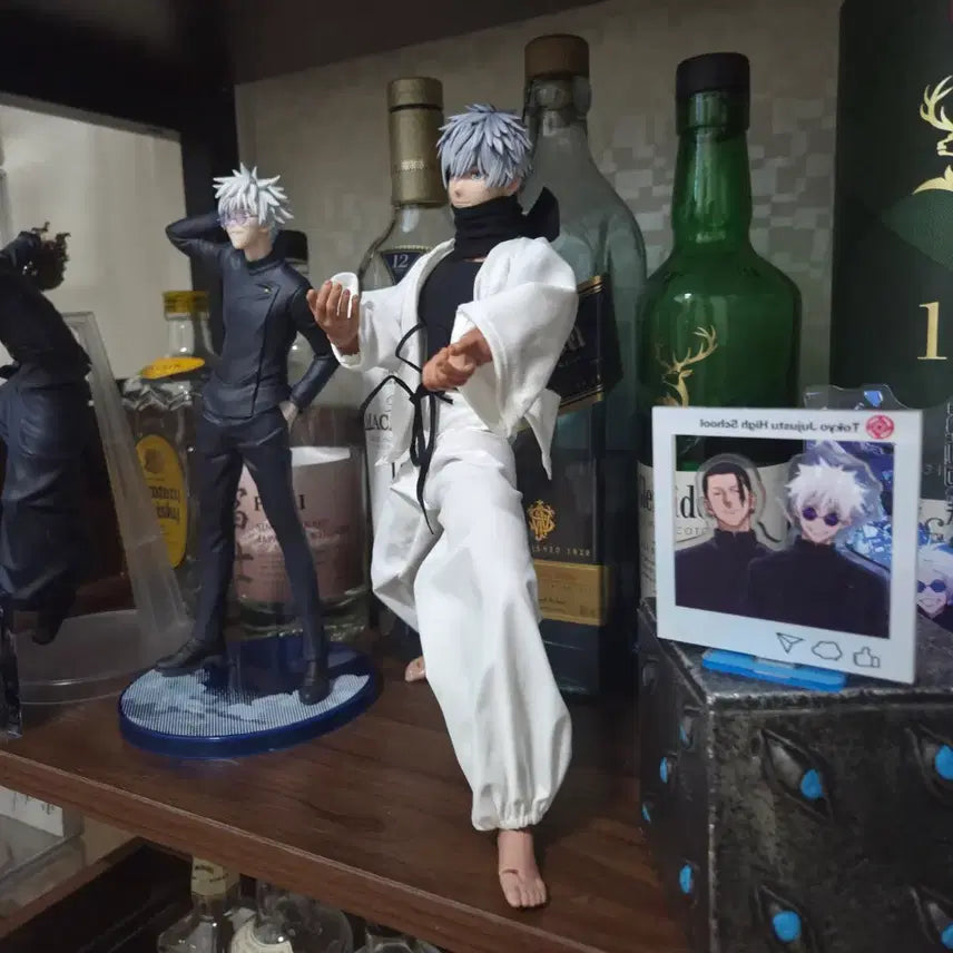 [BUNJANG] Jujutsu Kaisen Gojo Satoru 32cm Custom Figure / 주술회전 무라사키 당주고죠 개인커스텀 피규어+옥문강 피규어및 아크릴