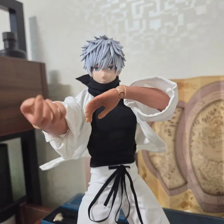[BUNJANG] Jujutsu Kaisen Gojo Satoru 32cm Custom Figure / 주술회전 무라사키 당주고죠 개인커스텀 피규어+옥문강 피규어및 아크릴