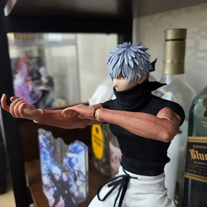[BUNJANG] Jujutsu Kaisen Gojo Satoru 32cm Custom Figure / 주술회전 무라사키 당주고죠 개인커스텀 피규어+옥문강 피규어및 아크릴