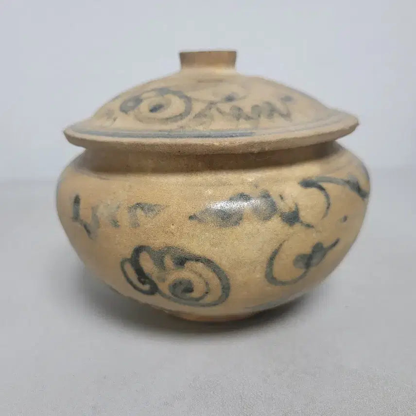 [BUNJANG] Antique Celadon Porcelain Container with Lid / 옛날 오래된 도자기