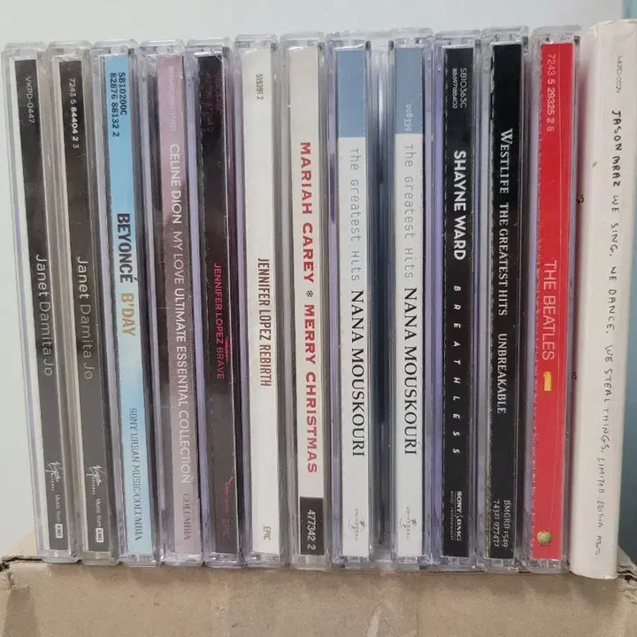 [BUNJANG] Various Pop &amp; R&amp;B CDs Bundle Set (Janet Jackson, Beyoncé, Celine Dion, Jennifer Lopez, Mariah Carey, Nana Mouskouri, Shayne Ward, Westlife, The Beatles, Jason Mraz) / 팝 가수 CD 모음 (비욘세/제니퍼로페즈 등)