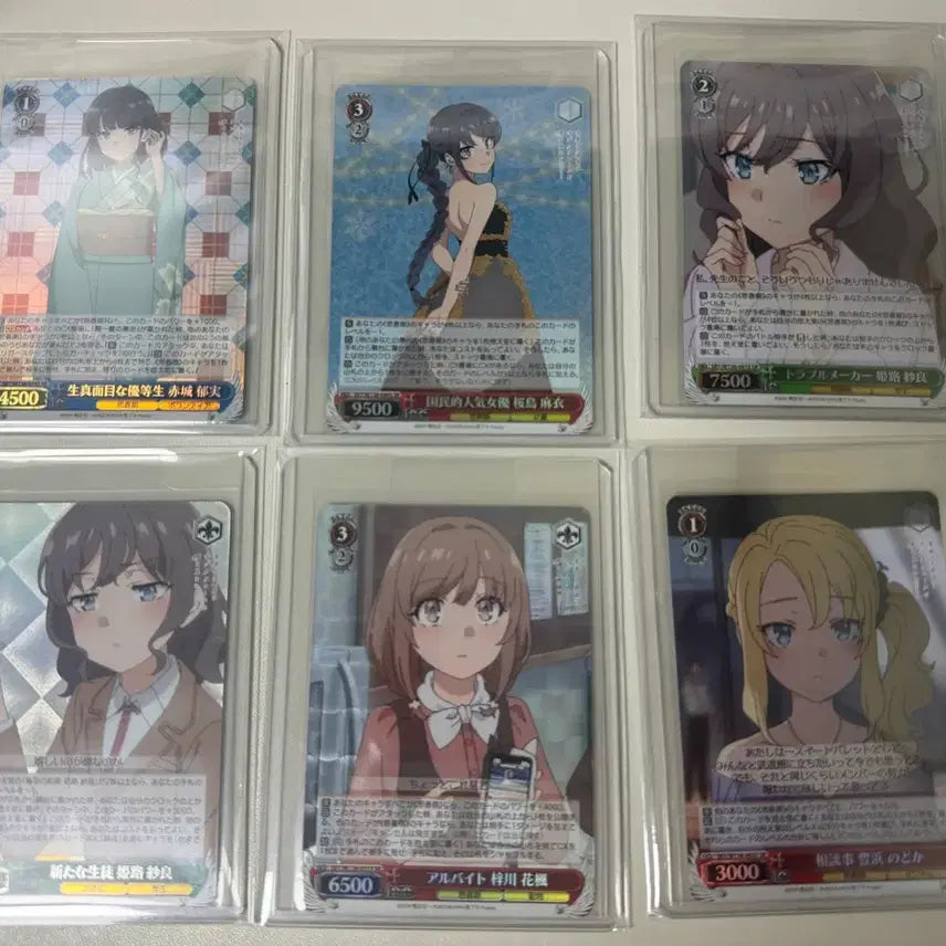 [BUNJANG] Weiss Schwarz Blue Pig SR Set / 바이스 슈발츠 청돼 sr