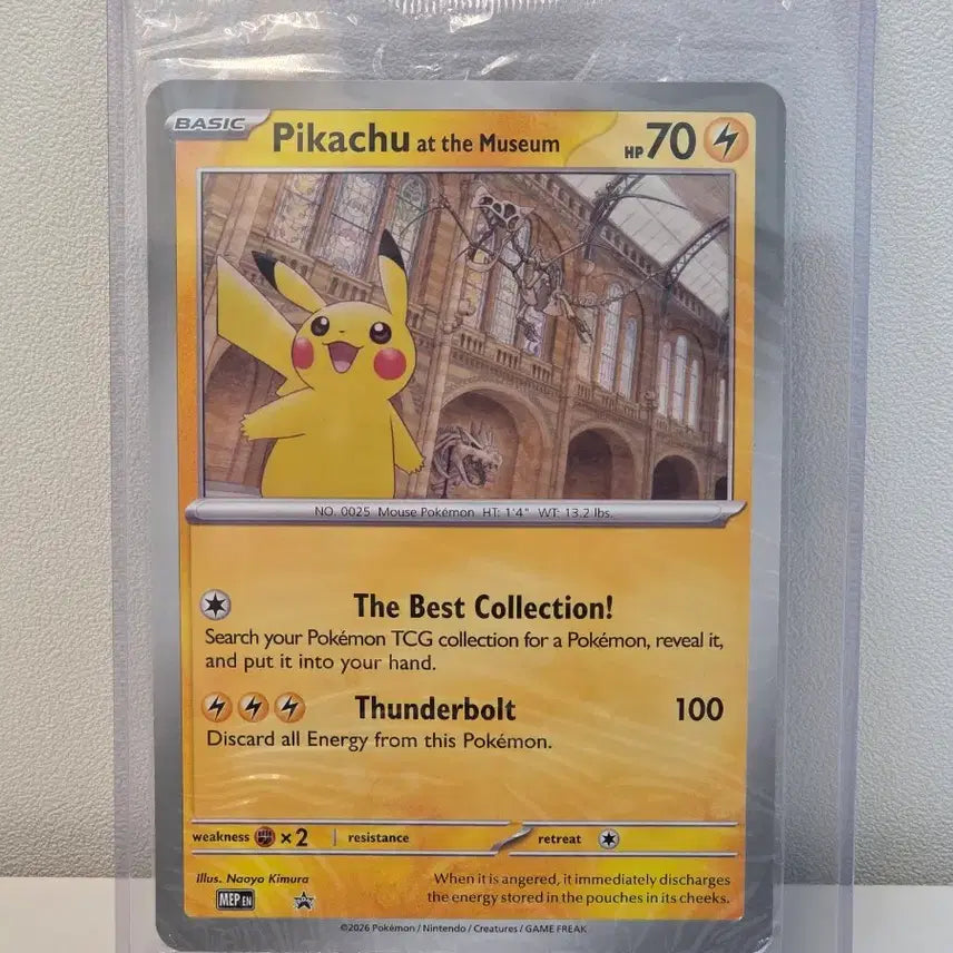 [BUNJANG] London Museum Pikachu Card Bundle (5 pcs) / 런던 뮤지엄 피카츄 5장