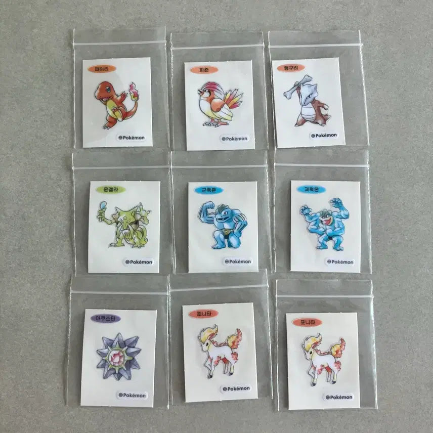 [BUNJANG] Pokemon 30th Anniversary New Sticker Set / 포켓몬스터 30주년 신상 띠부띠부씰 판매