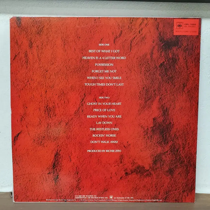 [BUNJANG] Bad English 1989 LP / 배드 잉글리쉬 BAD ENGLISH LP 1989 지구레코드