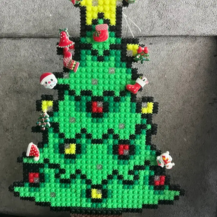 [BUNJANG] Lego Style Christmas Tree Decoration / 레고 스타일 크리스마스 트리 장식