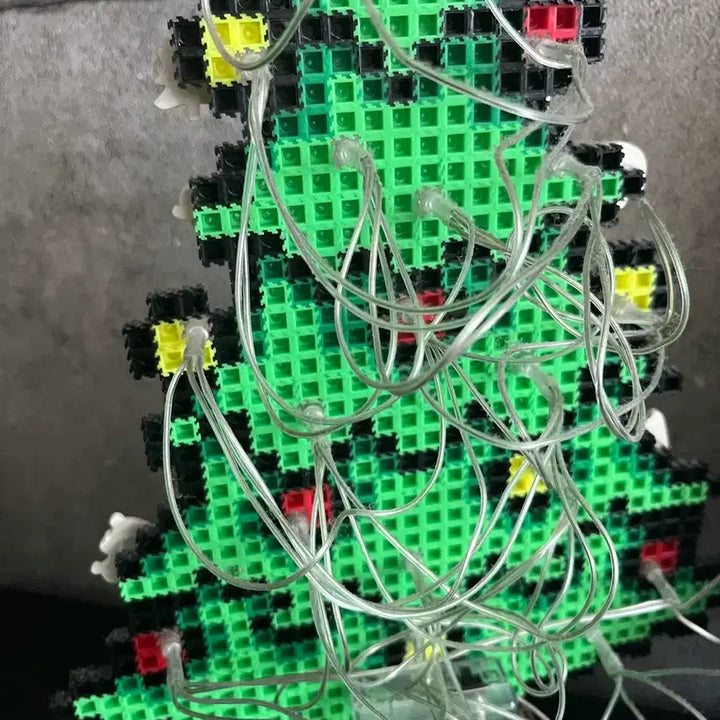 [BUNJANG] Lego Style Christmas Tree Decoration / 레고 스타일 크리스마스 트리 장식
