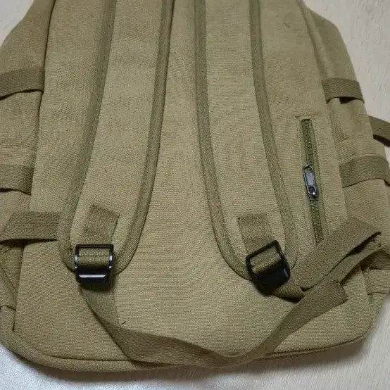 [BUNJANG] Khaki Casual Backpack / (새상품)카키색 캐주얼 백팩