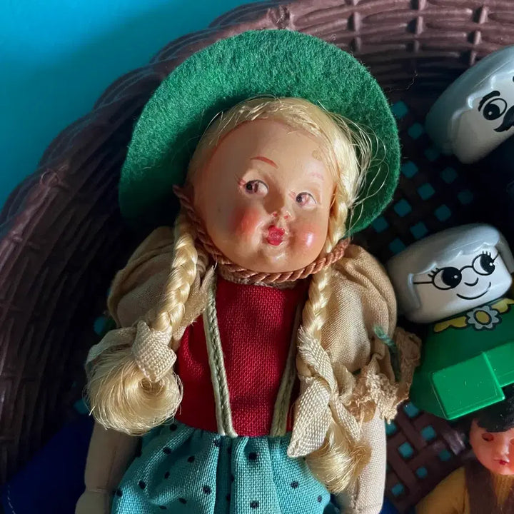 [BUNJANG] 1930s German Antique Celluloid Miniature Doll / 1930s/독일빈티지 앤틱돌 셀룰돌 미니돌(rare)