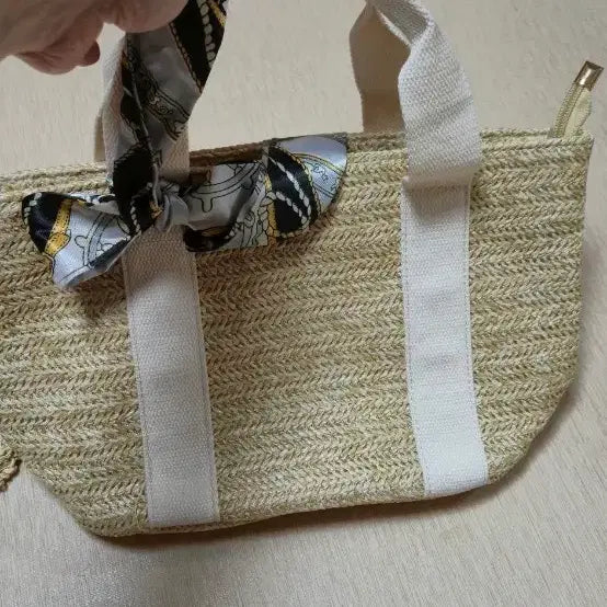 [BUNJANG] Rattan Woven Bag 2-Piece Set / (새상품)라탄 짜임 가방 2종 세트